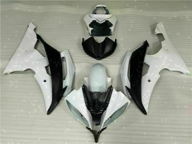 Kits Completo Carenado Moto Yamaha R6 08-16 - Blanco Negro
