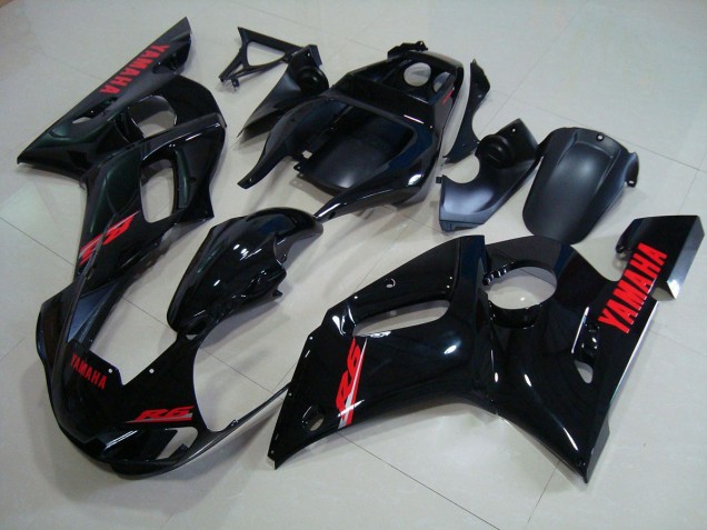 Kits Completo Carenado Moto Yamaha R6 98-02 - Brillante Negro Rojo Calcomanías Kits Completo Carenado Moto Yamaha R6 98-02 - Brillante Negro Rojo Calcomanías