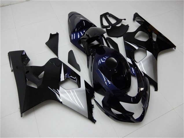 Compra Carenados Moto Suzuki GSXR 600/750 2004-2005 - Negro Brillante Plata Azul