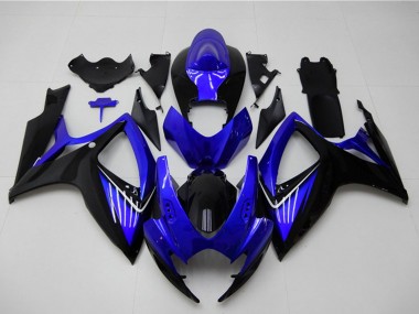 Compra Carenados Moto Suzuki GSXR 600/750 2006-2007 - Azul Negro Brillante
