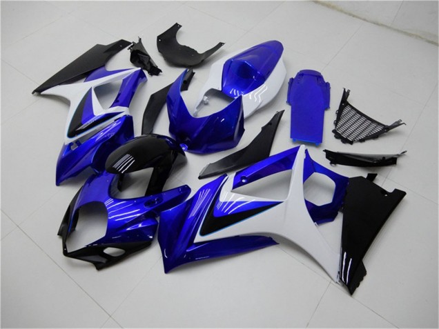 Compra Carenados Moto Suzuki GSXR 1000 2007-2008 - Blanco Azul Negro No Calcomanía