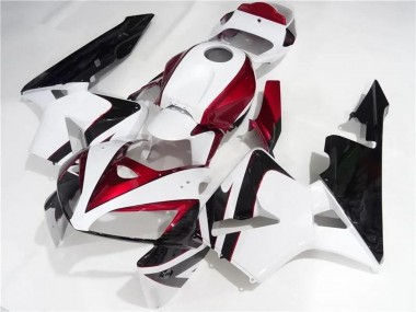 Compra Kits Carenados Moto Honda CBR600RR 2005-2006 - Blanco Rojo Negro