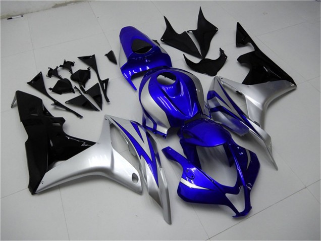 Compra Carenados Moto Honda CBR600RR 2007-2008 - Plata Azul Negro Brillante OEM Estilo