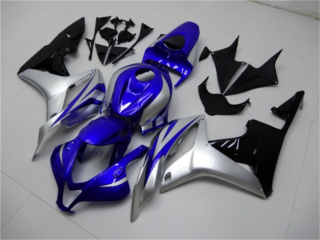Compra Carenados Moto Honda CBR600RR 2007-2008 - Plata Azul Negro Brillante OEM Estilo
