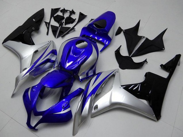 Compra Carenados Moto Honda CBR600RR 2007-2008 - Plata Azul Negro Brillante OEM Estilo