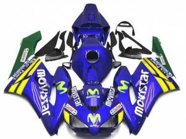 Compra Carenados Moto Honda CBR1000RR 2004-2005 - Azul Amarillo Verde MoviStar Rojo Castrol