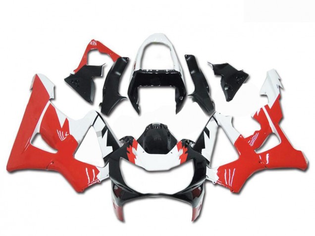 Compra Carenados Moto Honda CBR900RR 929RR 2000-2001 - Blanco Rojo Negro Brillante