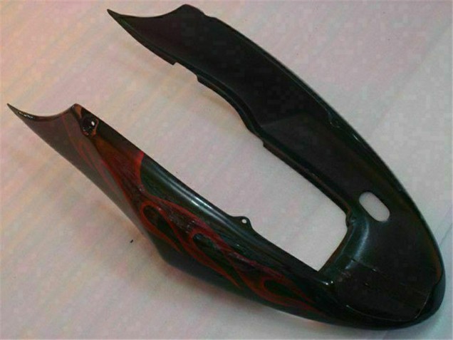 Compra Carenados Moto Honda CBR600 F4i 2004-2007 - Negro Brillante Rojo Llama