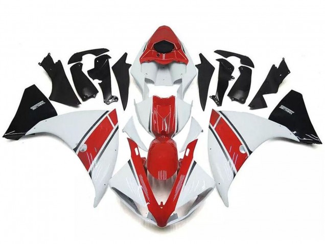 Compra Carenados Moto Yamaha YZF R1 2009-2011 - Blanco Rojo Negro