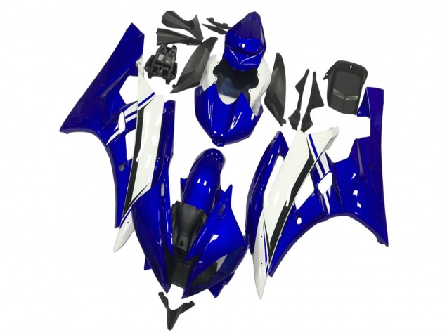 Compra Carenados Moto Yamaha YZF R6 2006-2007 - Azul Blanco Negro