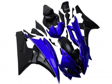 Compra Carenado Moto Yamaha YZF R6 2006-2007 - Azul Negro Mate