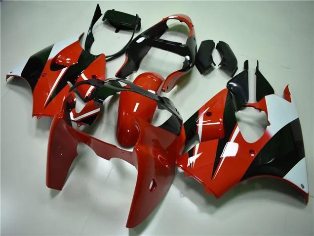Compra Carenados Moto Kawasaki ZX6R 2000-2002 - Blanco Rojo Negro Brillante