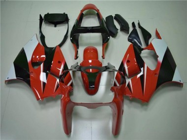 Compra Carenados Moto Kawasaki ZX6R 2000-2002 - Blanco Rojo Negro Brillante