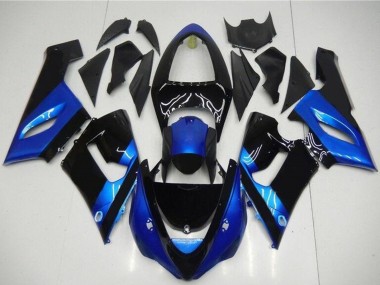 Compra Kits Carenado Moto Kawasaki ZX6R 2005-2006 - Azul Negro Brillante