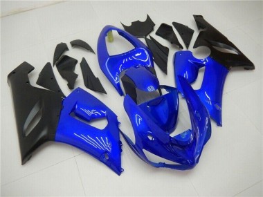 Compra Carenados Moto Kawasaki ZX6R 2005-2006 - Azul Negro Mate