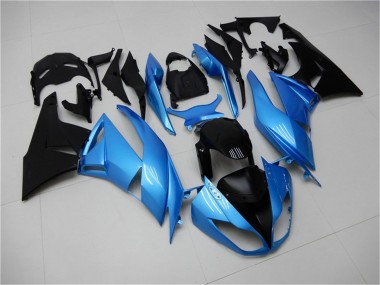 Compra Carenados Moto Kawasaki ZX6R 2009-2012 - Azul Claro Negro Brillante