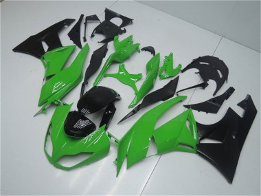 Compra Kits Carenado Moto Kawasaki ZX6R 2009-2012 - Verde Negro Brillante
