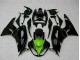 Compra Carenados Moto Kawasaki ZX6R 2009-2012 - Negro Brillante Verde