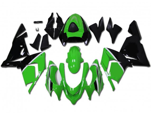 Compra Carenados Moto Kawasaki ZX10R 2004-2005 - Verde Negro Brillante