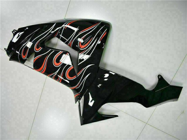 Compra Kits Carenado Moto Kawasaki ZX10R 2006-2007 - Negro Brillante Rojo Llama