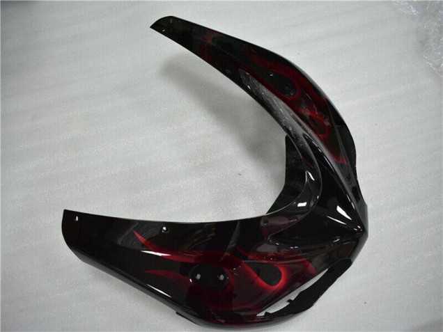 Compra Carenado Moto Kawasaki ZX10R 2006-2007 - Negro Brillante Rojo Llama