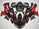 Compra Carenado Moto Kawasaki ZX10R 2006-2007 - Negro Brillante Rojo Llama