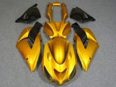 Compra Carenados Moto Kawasaki ZX14R ZZR1400 2006-2011 - Oro Negro Brillante