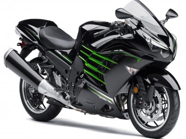 Compra Carenados Moto Kawasaki ZX14R ZZR1400 2012-2024 - Negro Brillante Negro Mate Verde