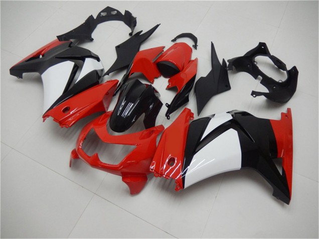 Compra Carenados Moto Kawasaki EX250 2008-2012 - Rojo Blanco Negro