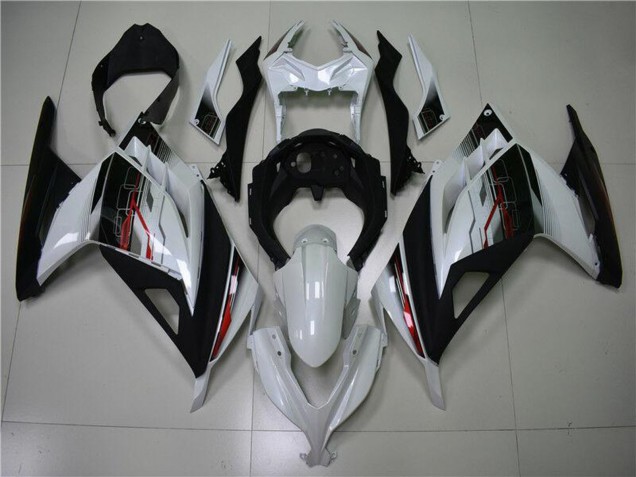 Compra Carenado Moto Kawasaki Ninja 300 EX300R 2013-2024 - Blanco Rojo Negro