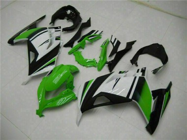 Compra Carenados Moto Kawasaki Ninja 300 EX300R 2013-2024 - Blanco Verde Negro