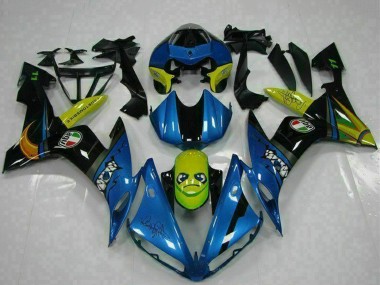 Compra Carenados Moto Yamaha YZF R1 2004-2006 - Azul Amarillo Tiburón