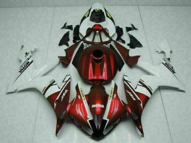 Compra Carenados Moto Yamaha YZF R1 2004-2006 - Blanco Rojo Amarillo Motul 46