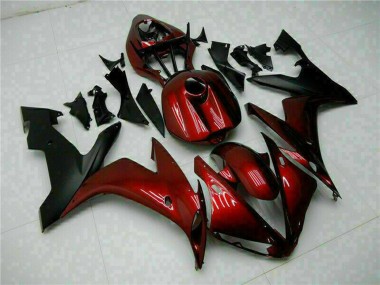 Compra Carenados Moto Yamaha YZF R1 2004-2006 - Rojo Granate Negro Mate