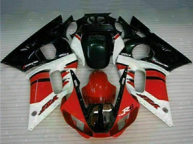 Compra Carenado Moto Yamaha YZF R6 1998-2002 - Blanco Rojo Negro Brillante