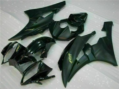 Compra Carenados Moto Yamaha YZF R6 2006-2007 - Negro Brillante Negro Mate Oro Calcomanías