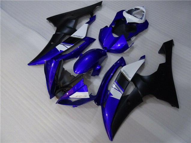Compra Carenados Moto Yamaha YZF R6 2008-2016 - Blanco Azul Negro Mate