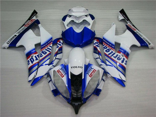 Compra Carenados Moto Yamaha YZF R6 2008-2016 - Blanco Azul Rojo Sterilgarda Volvo Fimer Yamalube