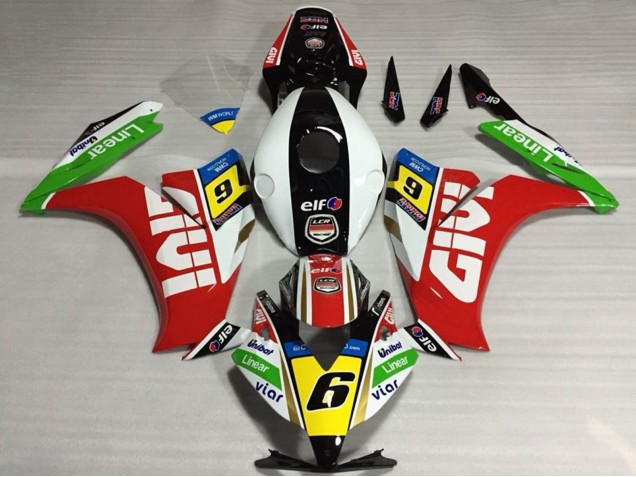 Compra Carenados Moto Honda CBR1000RR 2012-2016 - Blanco Rojo Amarillo Verde Givi 6