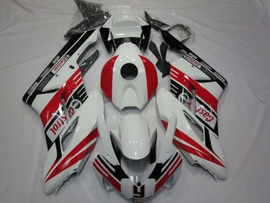 Compra Carenados Moto Honda CBR1000RR 2004-2005 - Blanco Rojo Negro Brillante Castrol 9