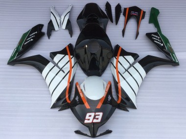 Compra Carenados Moto Honda CBR1000RR 2012-2016 - Blanco Naranja Negro Brillante Baracuda 93