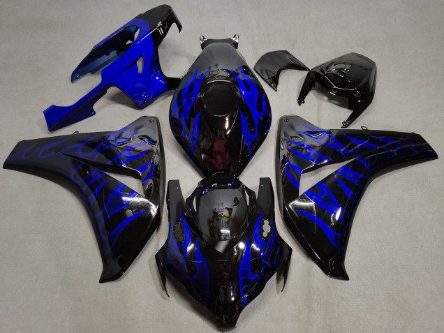 Compra Carenados Moto Honda CBR1000RR 2008-2011 - Negro Brillante Azul Llama