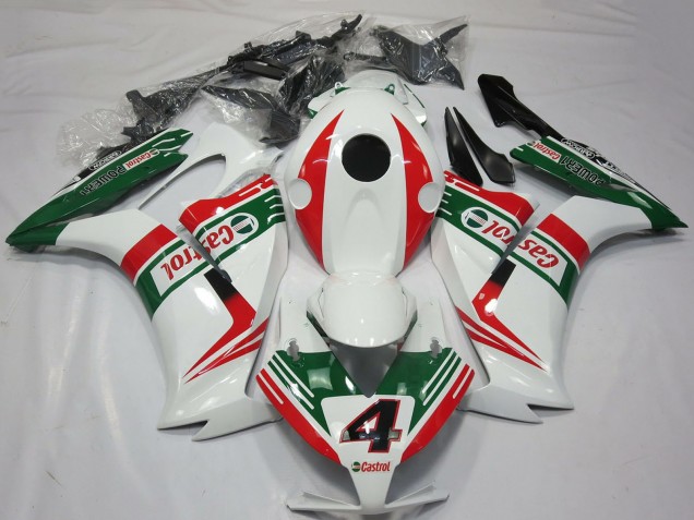 Compra Carenados Moto Honda CBR1000RR 2012-2016 - Blanco Rojo Verde Castrol 4