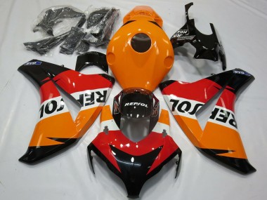 Compra Kit Carenados Moto Honda CBR1000RR 2008-2011 - Naranja Blanco Rojo Negro Brillante Repsol