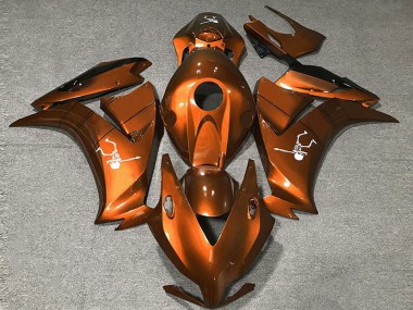 Compra Carenados Moto Honda CBR1000RR 2012-2016 - Naranja Profundo Negro Brillante