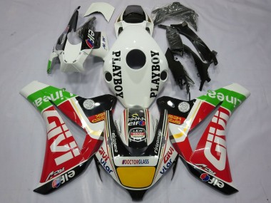 Compra Carenados Moto Honda CBR1000RR 2008-2011 - Blanco Rojo Amarillo Verde Negro Givi Playboy