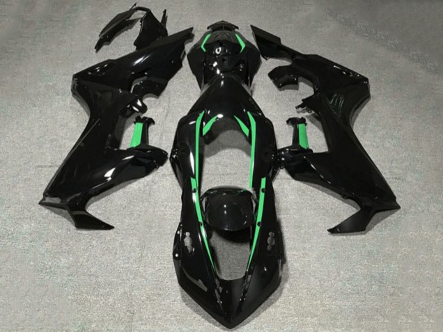 Compra Carenados Moto Honda CBR1000RR 2017-2023 - Negro Brillante Verde Bosque Línea