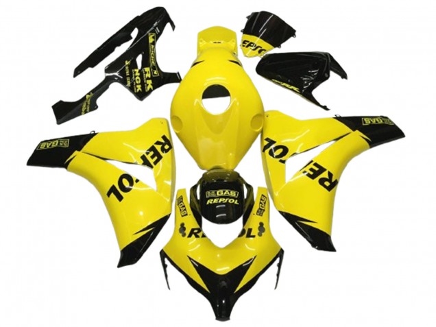 Compra Carenados Moto Honda CBR1000RR 2008-2011 - Amarillo Negro Lustroso Repsol