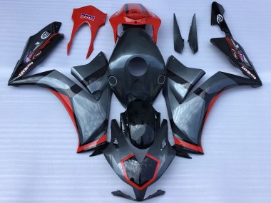 Compra Carenados Moto Honda CBR1000RR 2012-2016 - Gris Rojo Negro Brillante EstiloCarrera