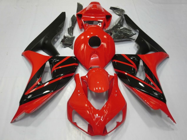 Compra Carenados Moto Honda CBR1000RR 2006-2007 - Rojo Negro Brillante Negro Mate
